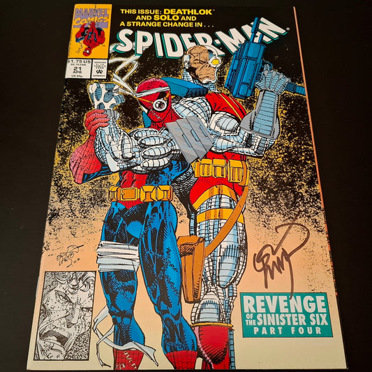 Spider-Man #21 + Signature de Erik Larsen (COA)