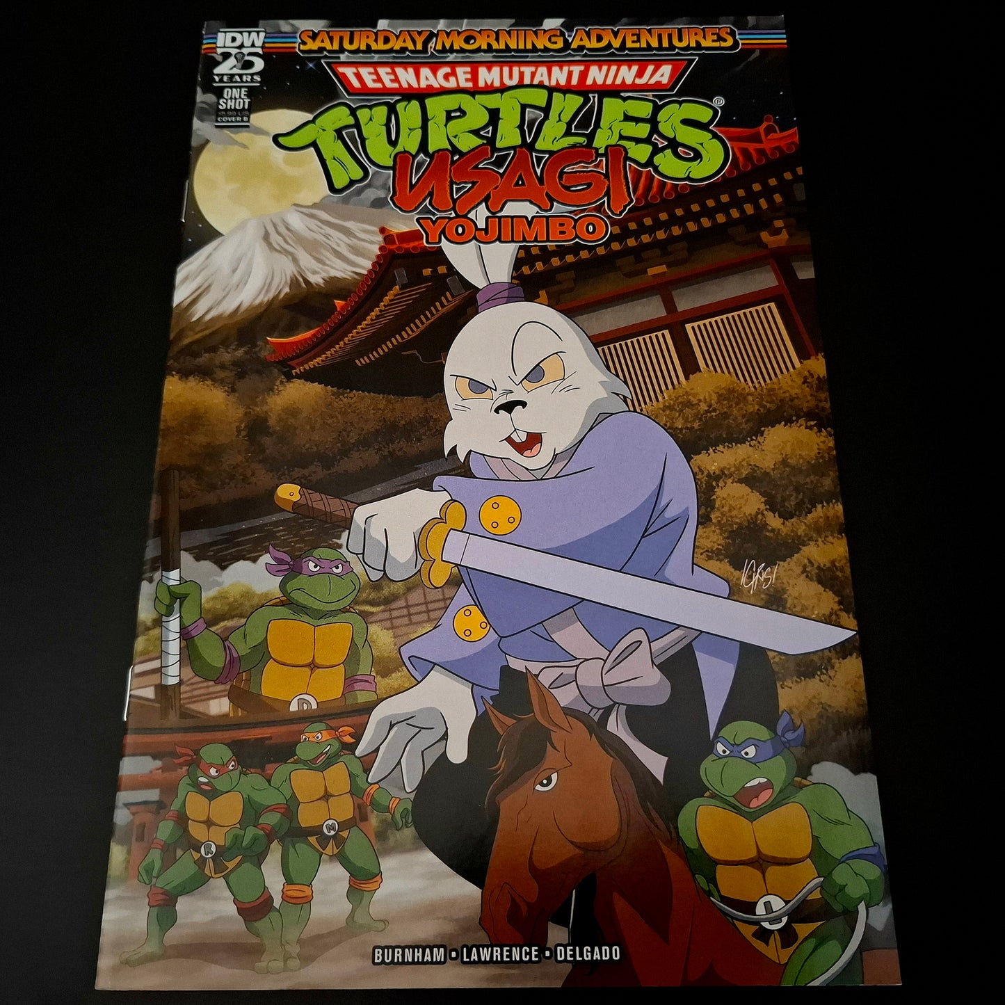 Saturday morning Adventures : Teenage Mutant Ninja Turtles : Usagi Yojimbo (one shot) variant cover