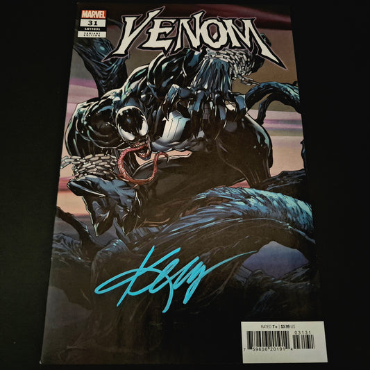 Venom #31 variant cover + Signature de Ken Lashley (COA)