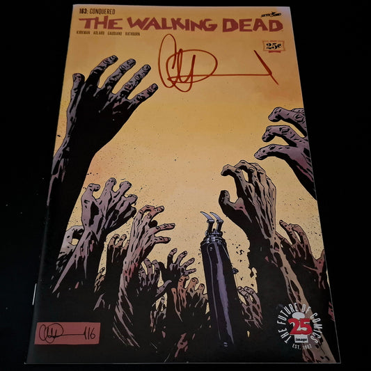 Walking Dead #163 + Signature de Charlie Adlard (COA)