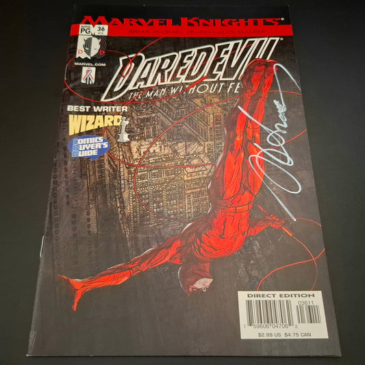 Daredevil #36 + Signature de Alex Maleev (COA)