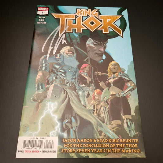 King Thor #1 + Signature de Jason Aaron (COA)