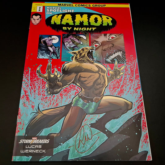 Namor #2 variant cover + Signature de Lucas Werneck (COA)