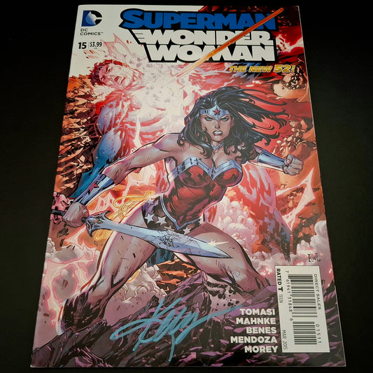 Superman Wonder Woman #15 + Signature de Ken Lashley (COA)