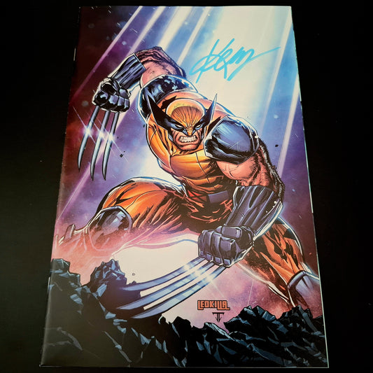 Wolverine #1 variant virgin cover exclusive + Signature de Ken Lashley (COA)
