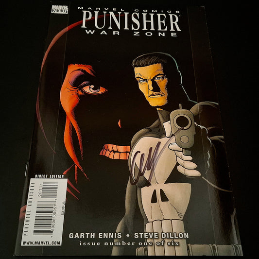 Punisher : War Zone #1 + Signature de Garth Ennis (COA)