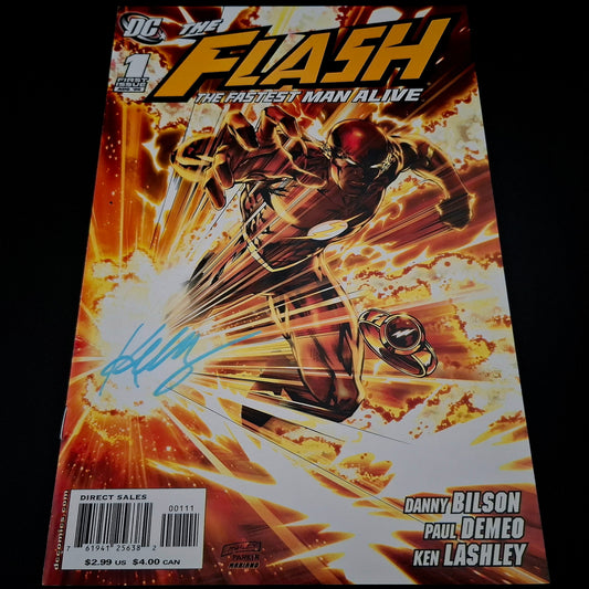 Flash : the fastest man alive #1 + Signature de Ken Lashley (COA)