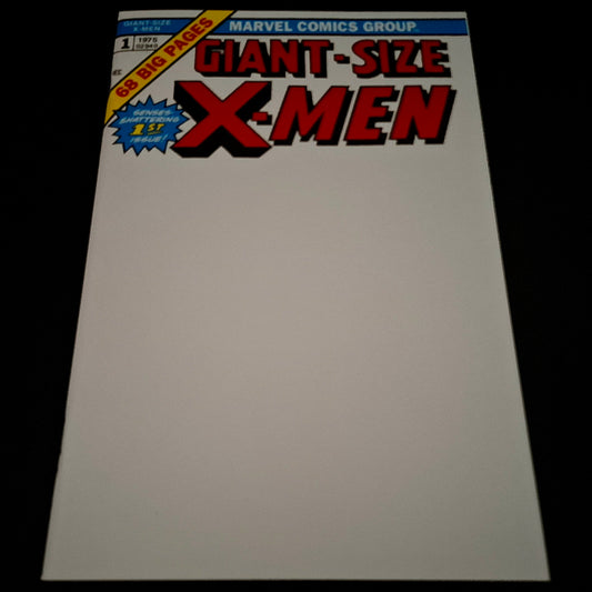 Giant Size X-men #1 (facsimilé) variant blank cover exclusive