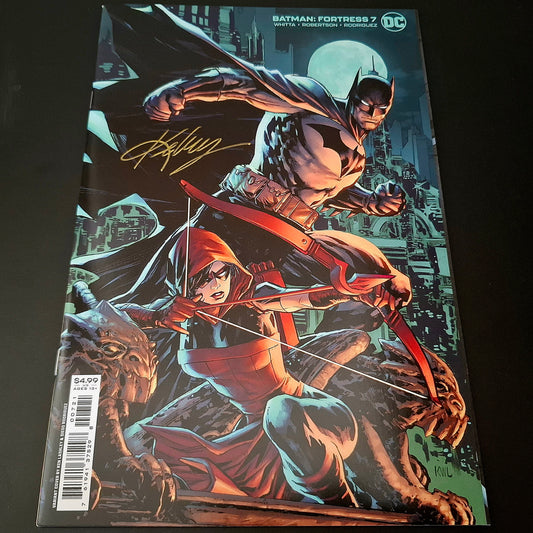 Batman : Fortress #7 variant cover + Signature de Ken Lashley (COA)
