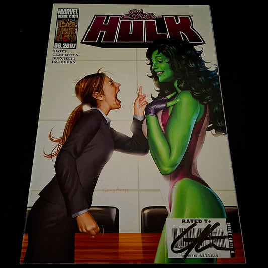 She-hulk #21 + Signature de Greg Horn (COA)