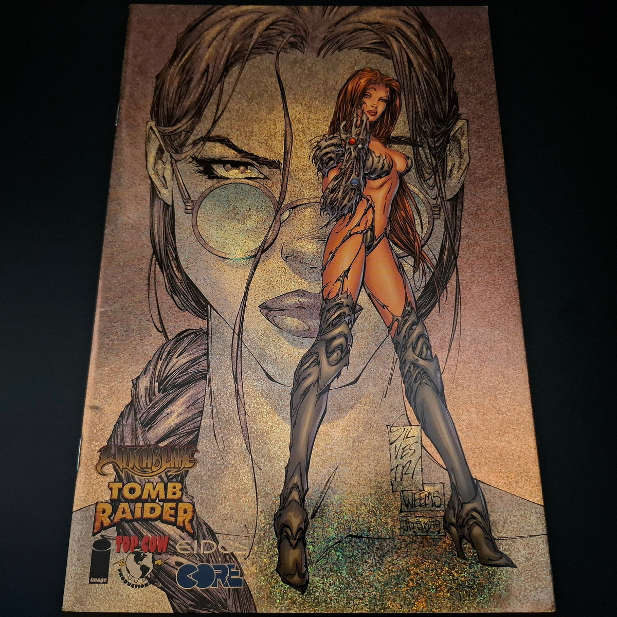 Witchblade Tomb Raider #1 variant FOIL cover exclusive