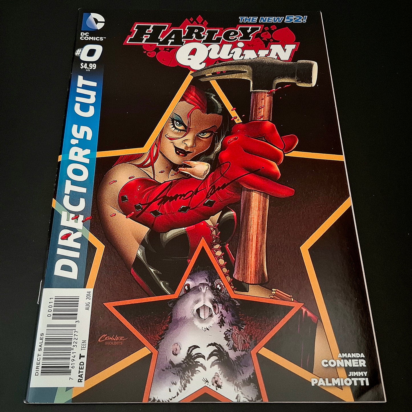 Harley Quinn #0 Director’s Cut + Signature de Amanda Conner (COA)