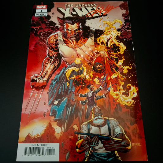 Uncanny X-Men Annual #1 variant cover + Signature de Ken Lashley (COA)