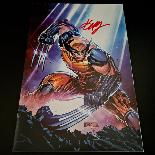 Wolverine #1 variant virgin cover exclusive + Signature de Ken Lashley (COA)