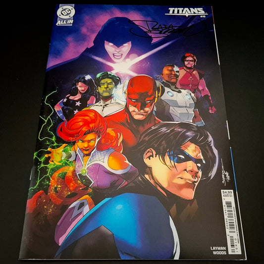 Titans #16 variant cover + Signature de Rafa Sandoval (COA)