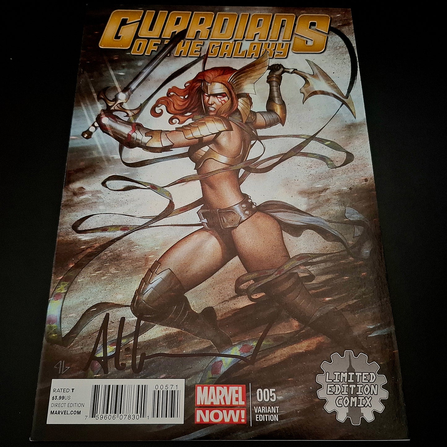 Guardians of the Galaxy #5 variant cover exclusive + Signature de Adi Granov (COA)