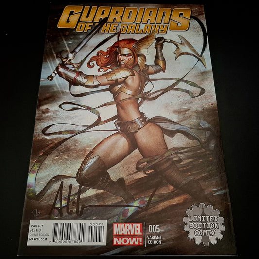 Guardians of the Galaxy #5 variant cover exclusive + Signature de Adi Granov (COA)