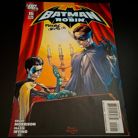 Batman and Robin #15 + Signature de Frazer Irving (COA)