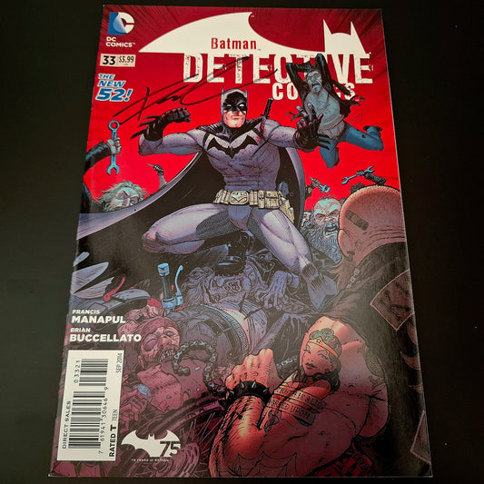 Batman : Detective Comics #33 variant cover + Signature de Francis Manapul (COA)