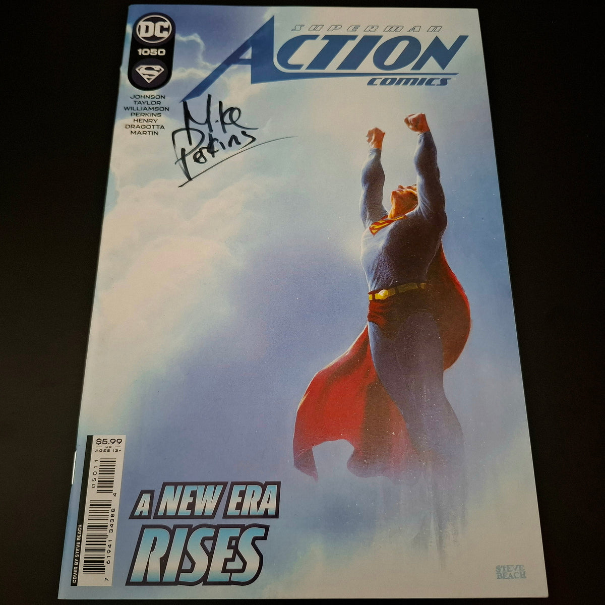 Action Comics #1050 + Signature de Mike Perkins (COA)
