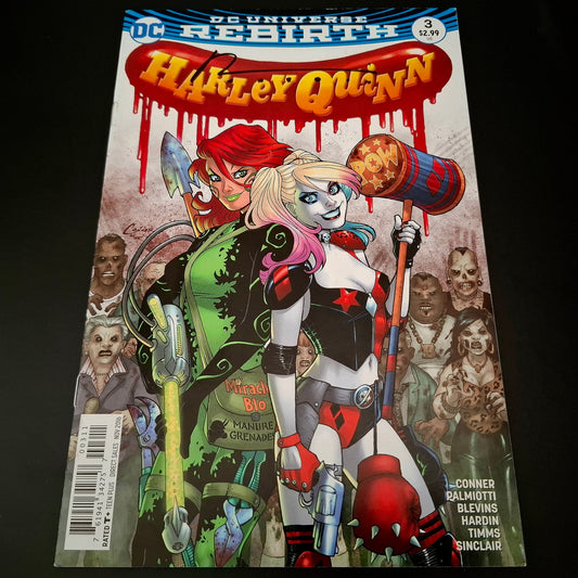 Harley Quinn #3 + Signature de Chad Hardin (COA)
