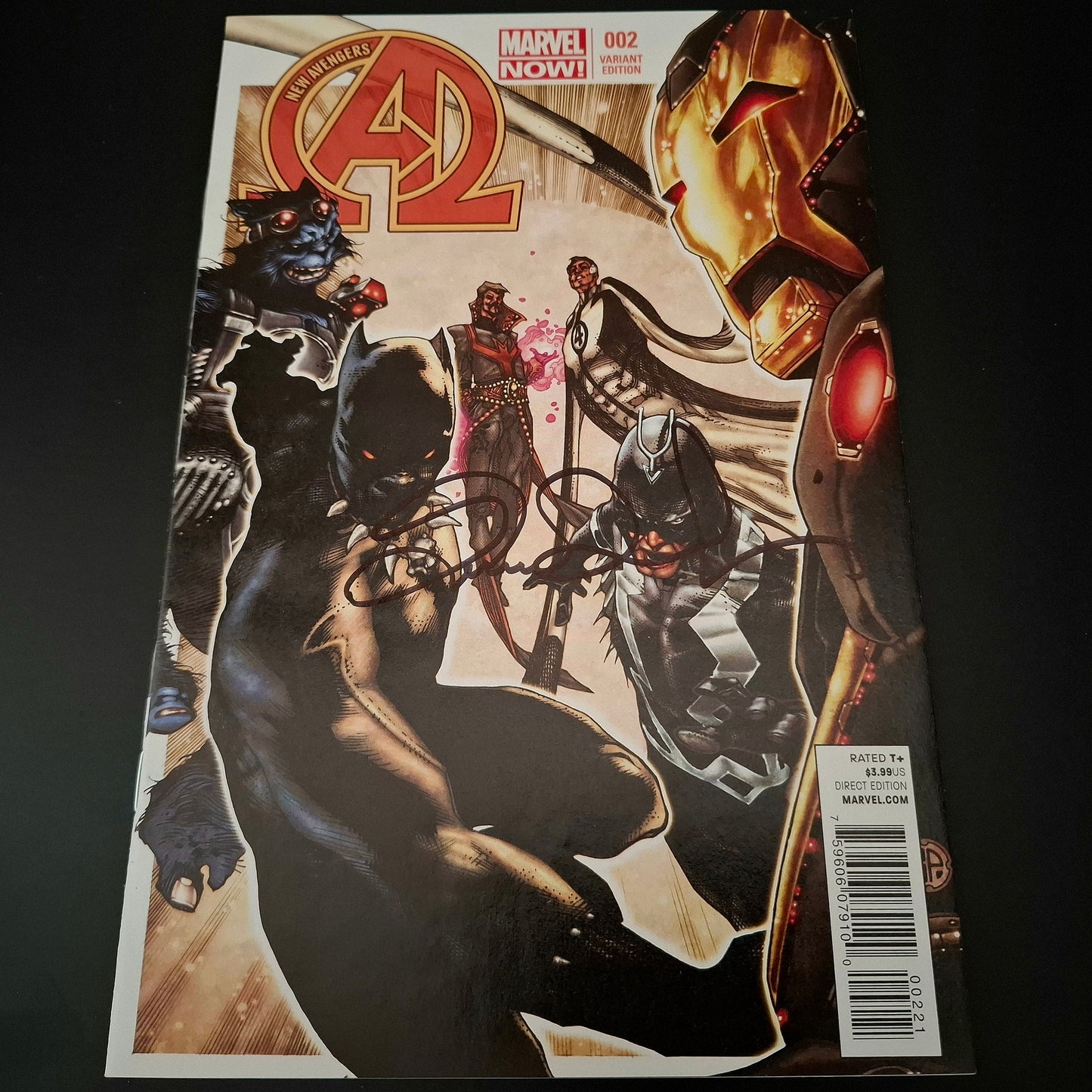 New Avengers #2 variant cover + Signature de Simone Bianchi (COA)