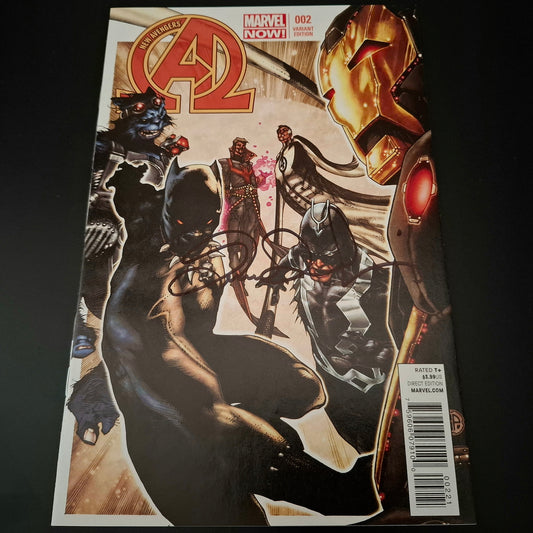 New Avengers #2 variant cover + Signature de Simone Bianchi (COA)