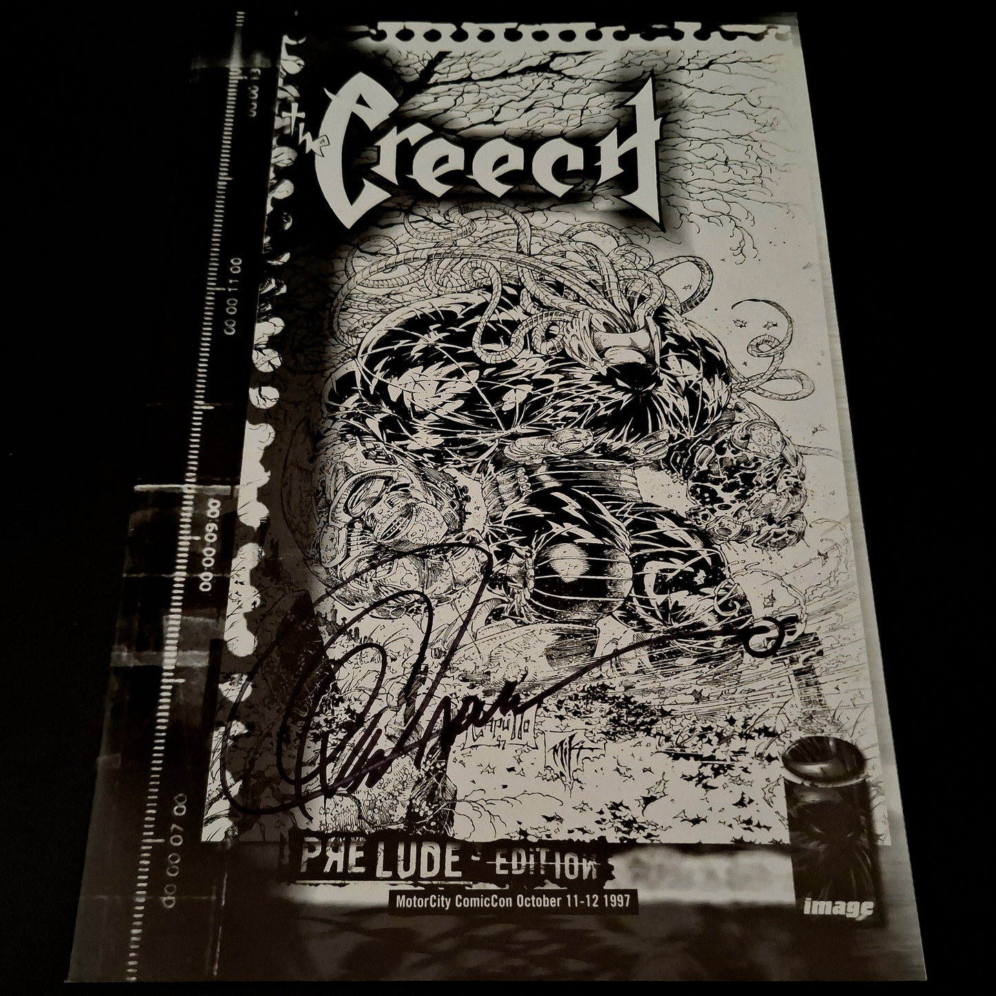 Creech #1 Prelude variant cover exclusive + Signature de Greg Capullo (COA)