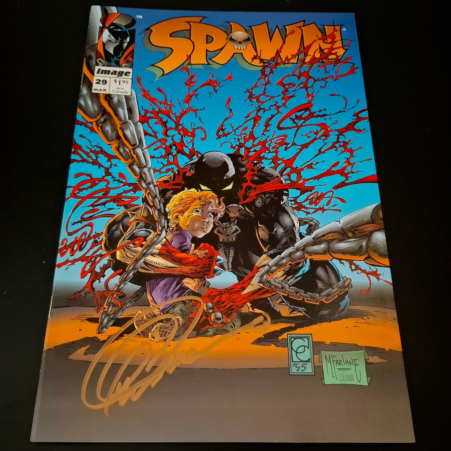 Spawn #29 + Signature de Greg Capullo (COA)