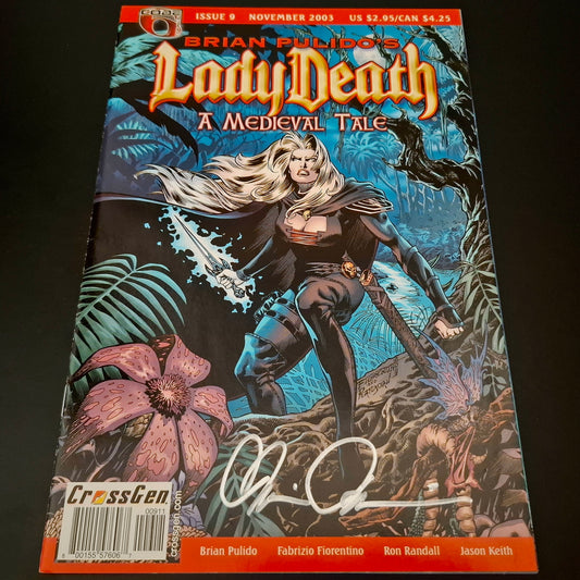 Lady Death : A Medieval Tale #9 + Signature de Brian Pulido (COA)