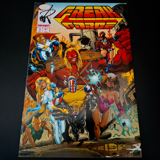 Freak Force #1 + Signature de Erik Larsen (COA)