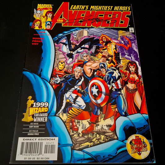 Avengers #24 + Signature de George Perez (COA)