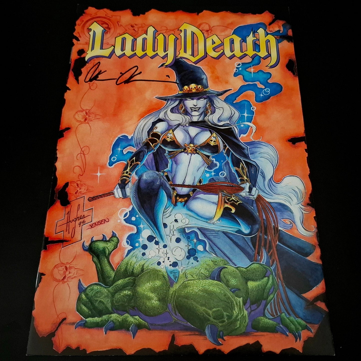 Lady Death : Fan Edition : All Hallow's Evil #1 + Signature de Brian Pulido (COA)