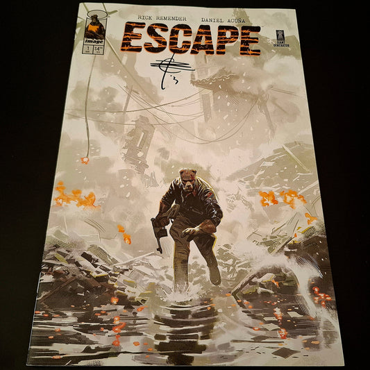 Escape #1 + Signature de Rick Remender (COA)