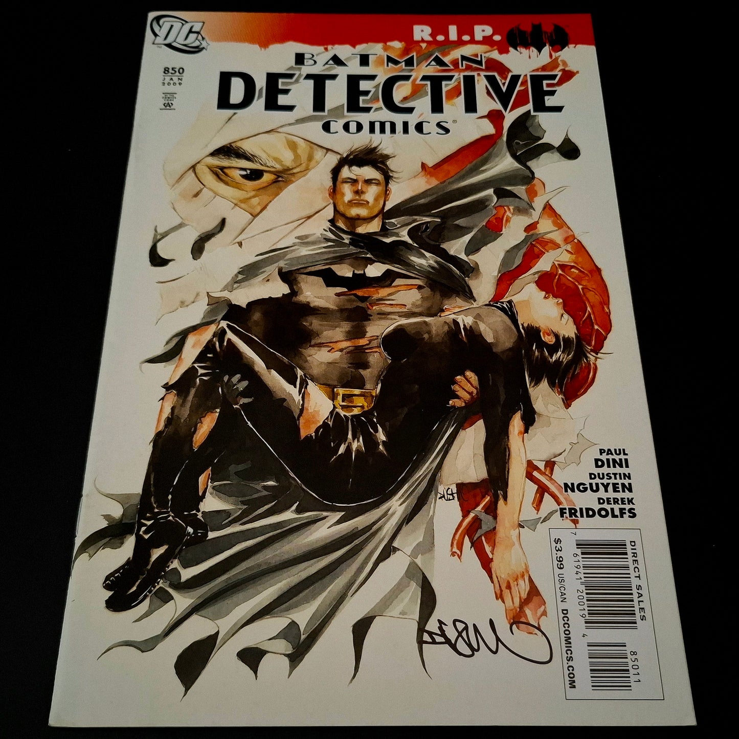 Detective Comics #850, 1st app 🔑 + Signature de Dustin Nguyen (COA)