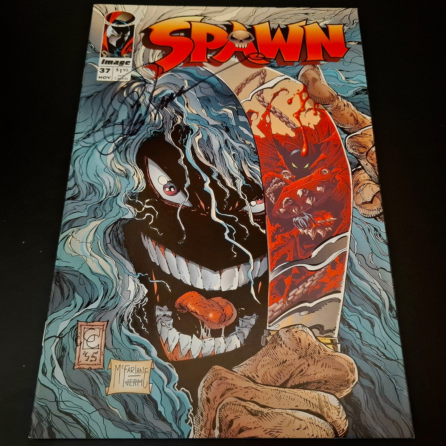 Spawn #37 + Signature de Greg Capullo (COA)