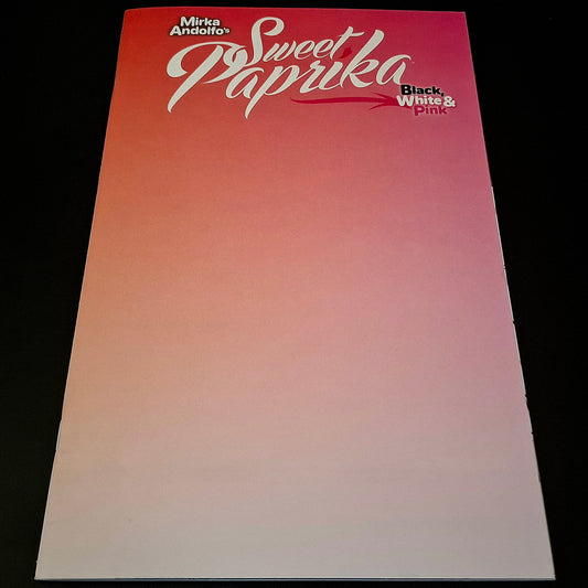 Sweet Paprika : Black, White & Pink - Blank cover