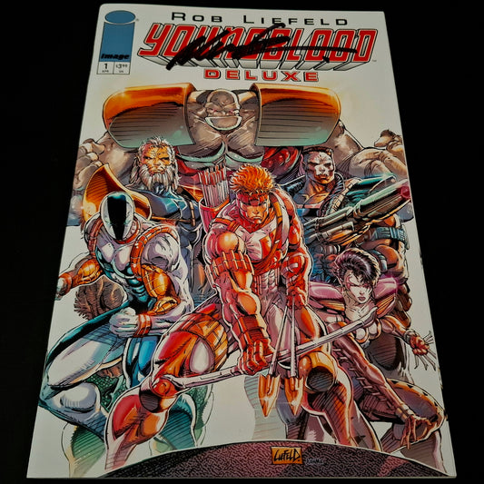 Youngblood Deluxe #1 + Signature de Rob Liefeld (COA)