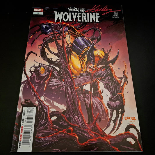 Venom War : Wolverine #1 + Signature de Ken Lashley (COA)