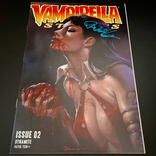 Vampirella Strikes #2 + Signature de Lucio Parrillo (COA)
