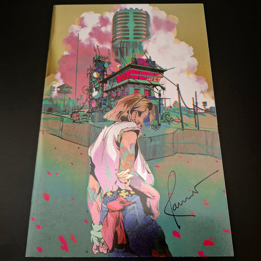 Radio Apocalypse #1 variant virgin FOIL cover + Signature de Ram V (COA)