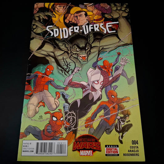 Spider-Verse #4 + Signature de Nick Bradshaw (COA)