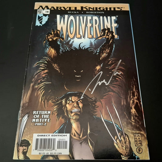 Wolverine #14 + Signature de Darick Robertson (COA)