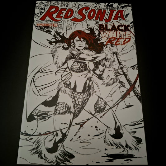 Red Sonja : Black, White & Red #1 variant cover