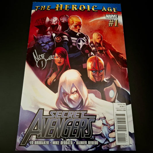 Secret Avengers #1 + Signature de Mike Deodato Jr (COA)