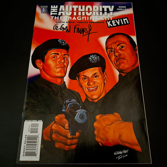 The Authority : the Magnificent Kevin #3 + Signature de Glenn Fabry (COA)
