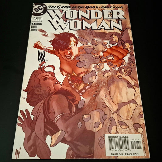 Wonder Woman #192 + signature de Adam Hughes et P. Craig Russell (COA)
