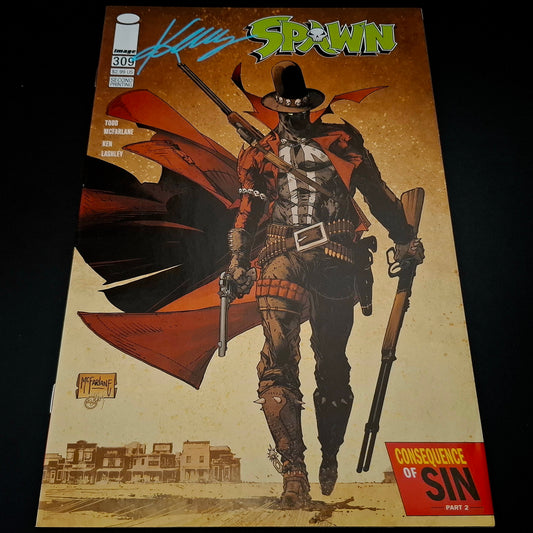 🔑 Spawn #309 (second Printing) + Signature de Ken Lashley (COA)