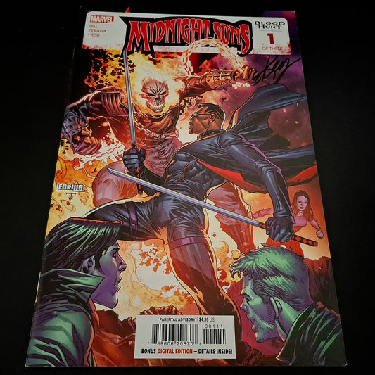 Midnight Sons : Blood Hunt #1 + Signature de Ken Lashley (COA)