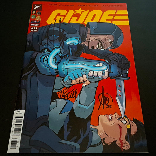 GI JOE #11 + Signature de Joshua Williamson, Andrea Milano et Tom Reilly (COA)